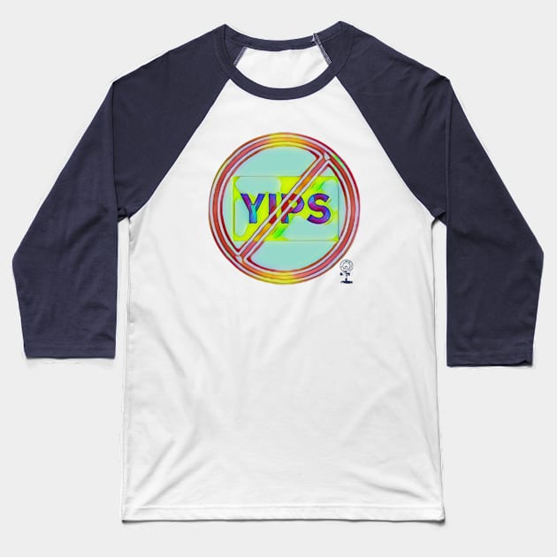 Yips Not Allowed : Hipster Golf Baseball T-Shirt by Kitta’s Shop